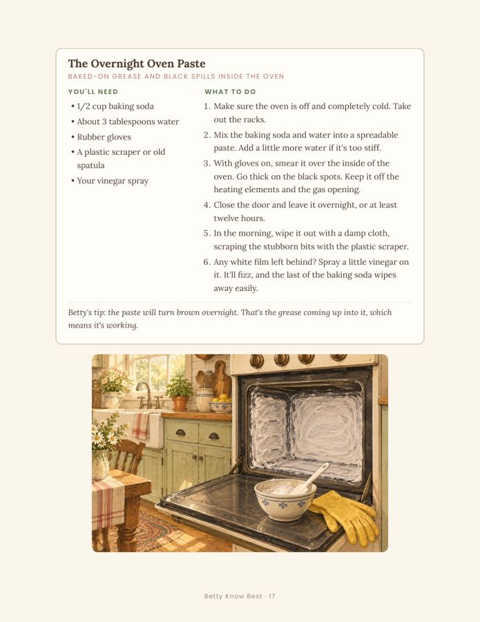 Book page: The Overnight Oven Paste recipe card